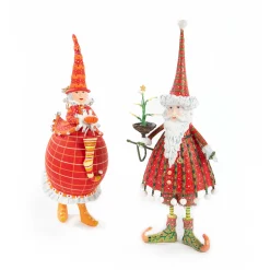 Holiday|MacKenzie-Childs Patience Brewster Dash Away Red Mrs. Santa Ornament