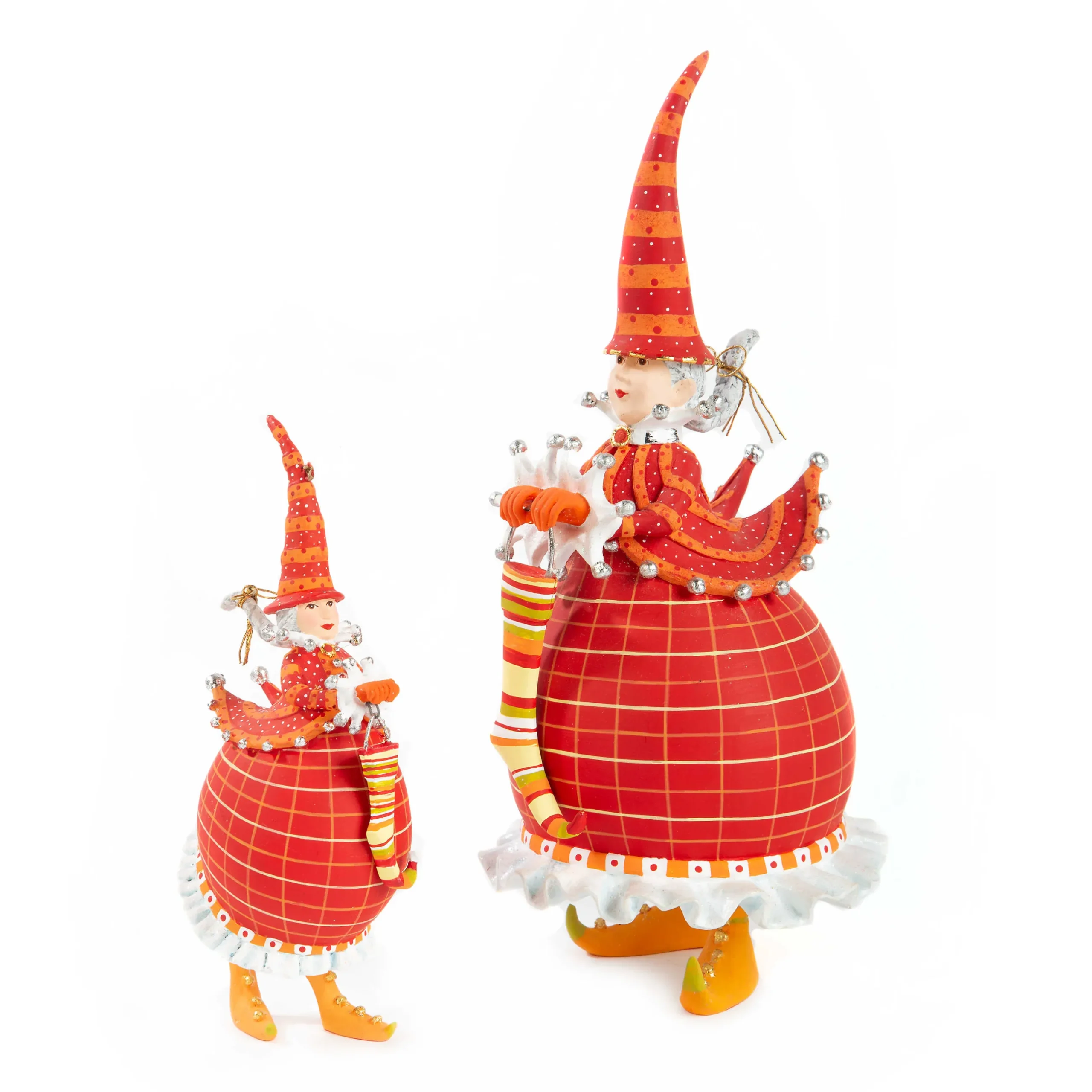 Holiday|MacKenzie-Childs Patience Brewster Dash Away Red Mrs. Santa Ornament