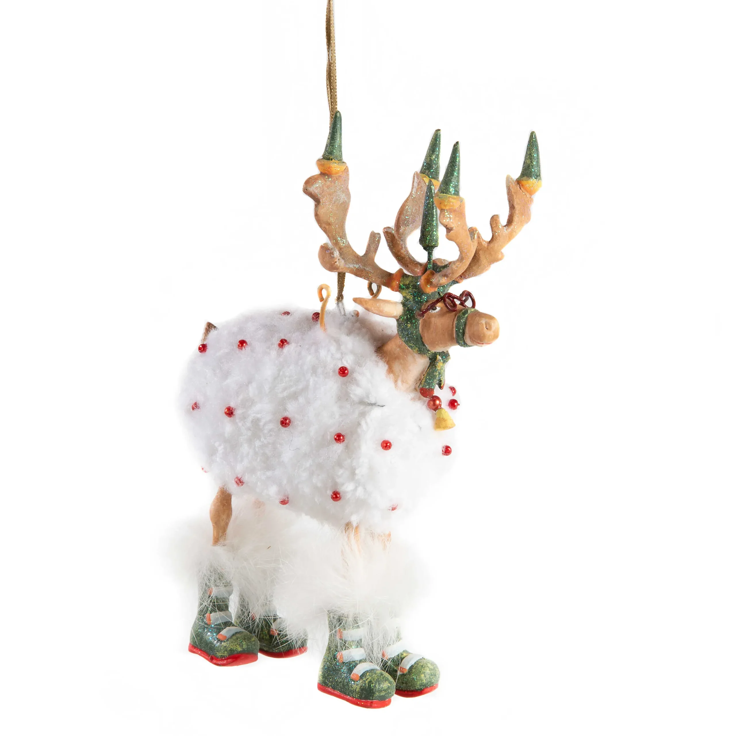 Holiday|MacKenzie-Childs Patience Brewster Dash Away Blitzen Reindeer Ornament