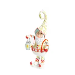 Holiday|MacKenzie-Childs Patience Brewster Dash Away Santa's Lantern Elf Ornament