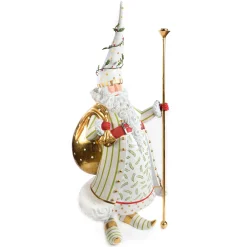 Holiday|Room Accents|MacKenzie-Childs Patience Brewster Dash Away Candlelight Santa Display Figure
