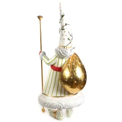 Holiday|Room Accents|MacKenzie-Childs Patience Brewster Dash Away Candlelight Santa Display Figure