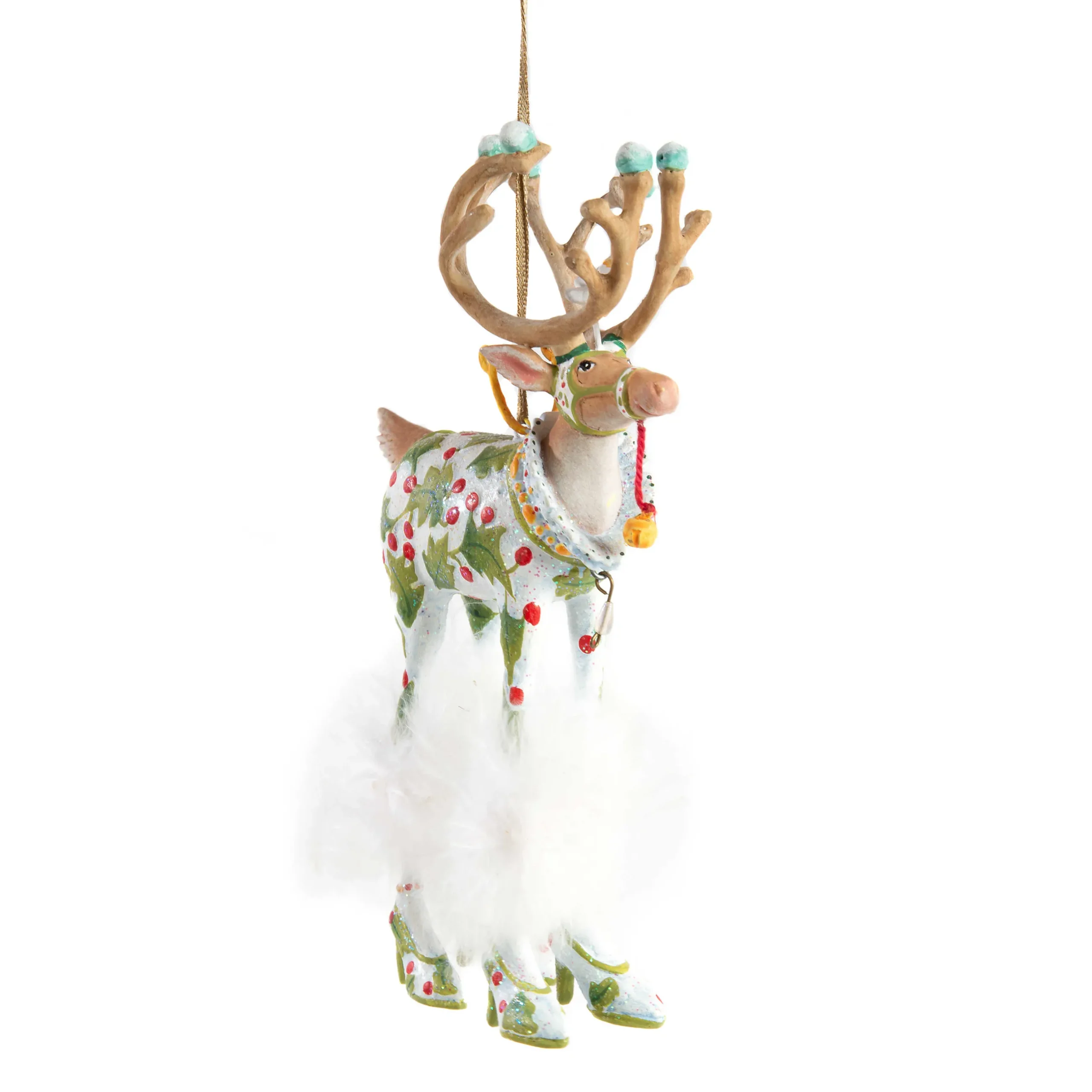 Holiday|MacKenzie-Childs Patience Brewster Dash Away Vixen Reindeer Ornament