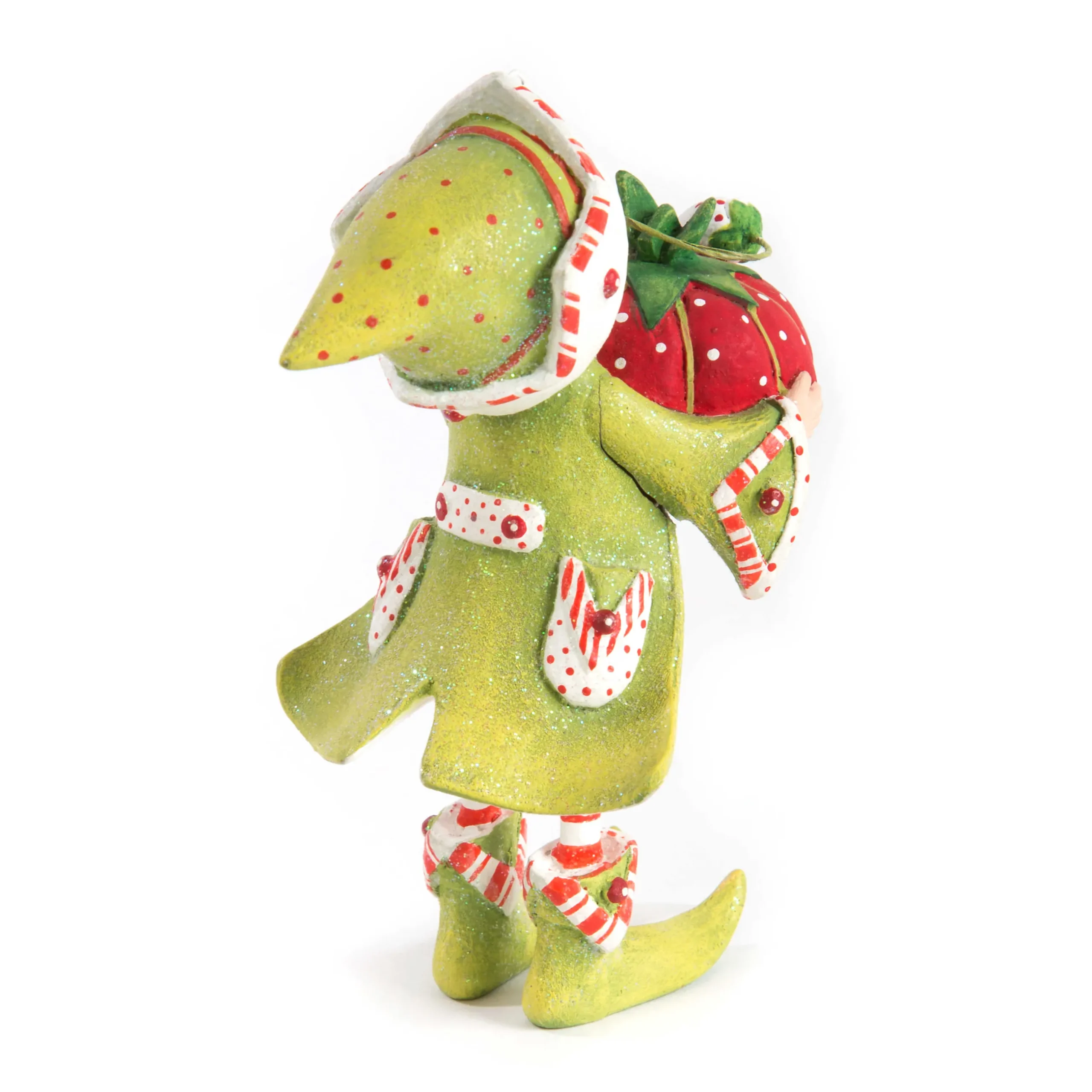 Holiday|MacKenzie-Childs Patience Brewster Dash Away Prancer's Elf Ornament