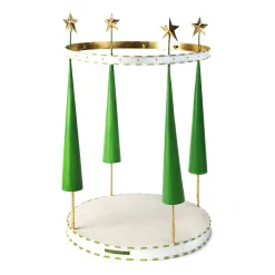 Holiday|MacKenzie-Childs Patience Brewster Dash Away Reindeer Mini Ornament Display