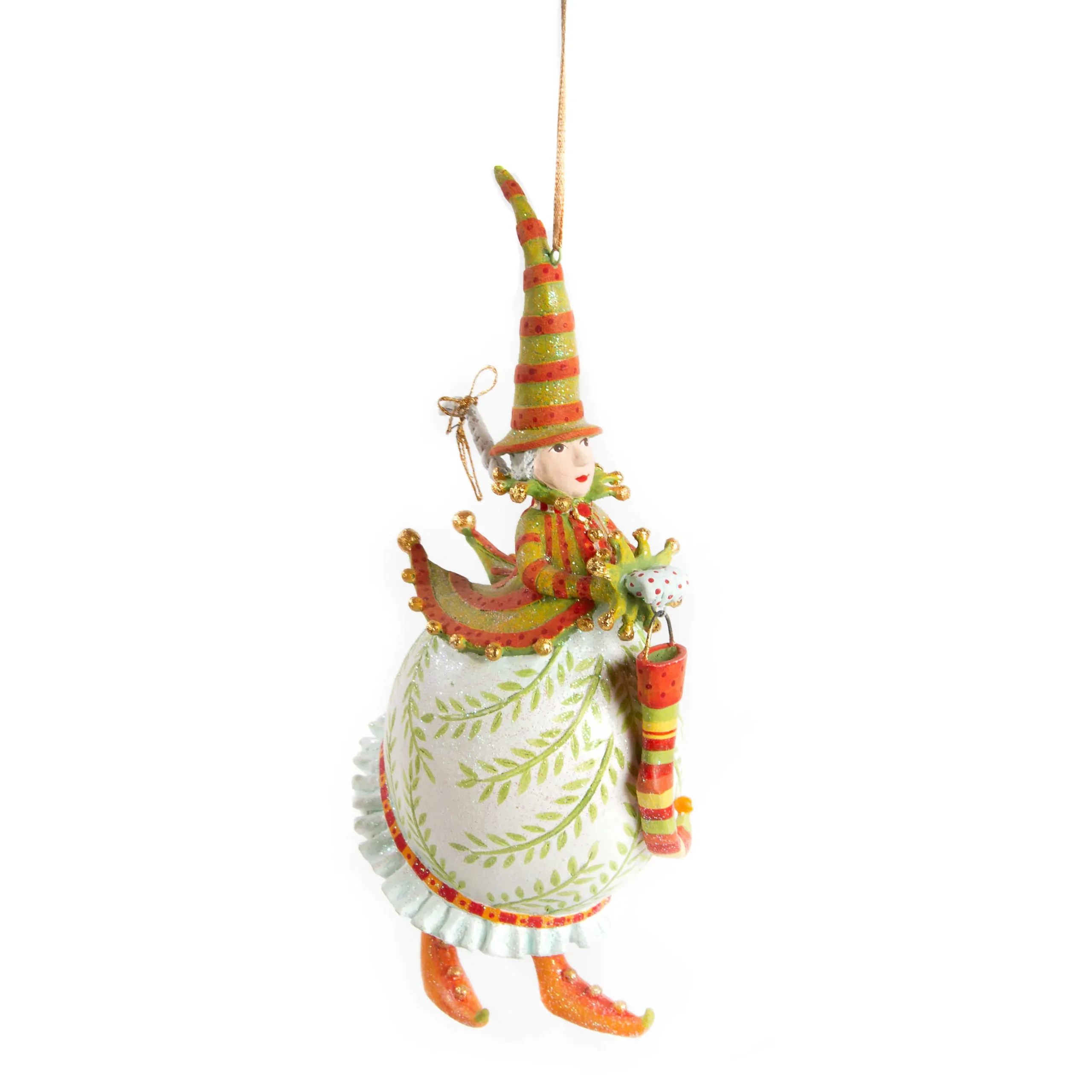 Holiday|MacKenzie-Childs Patience Brewster Dash Away Mrs. Santa Ornament