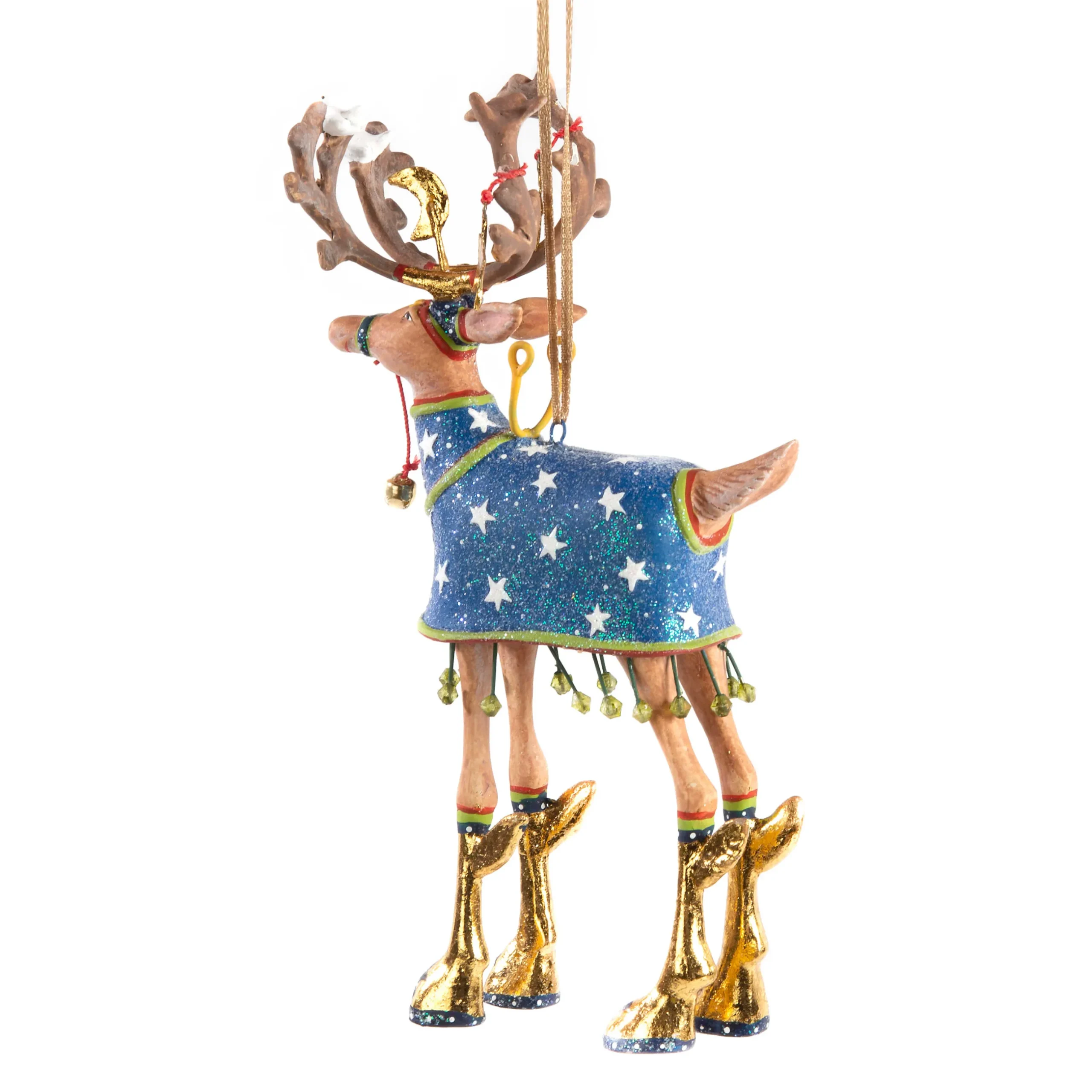 Holiday|MacKenzie-Childs Patience Brewster Dash Away Comet Reindeer Ornament