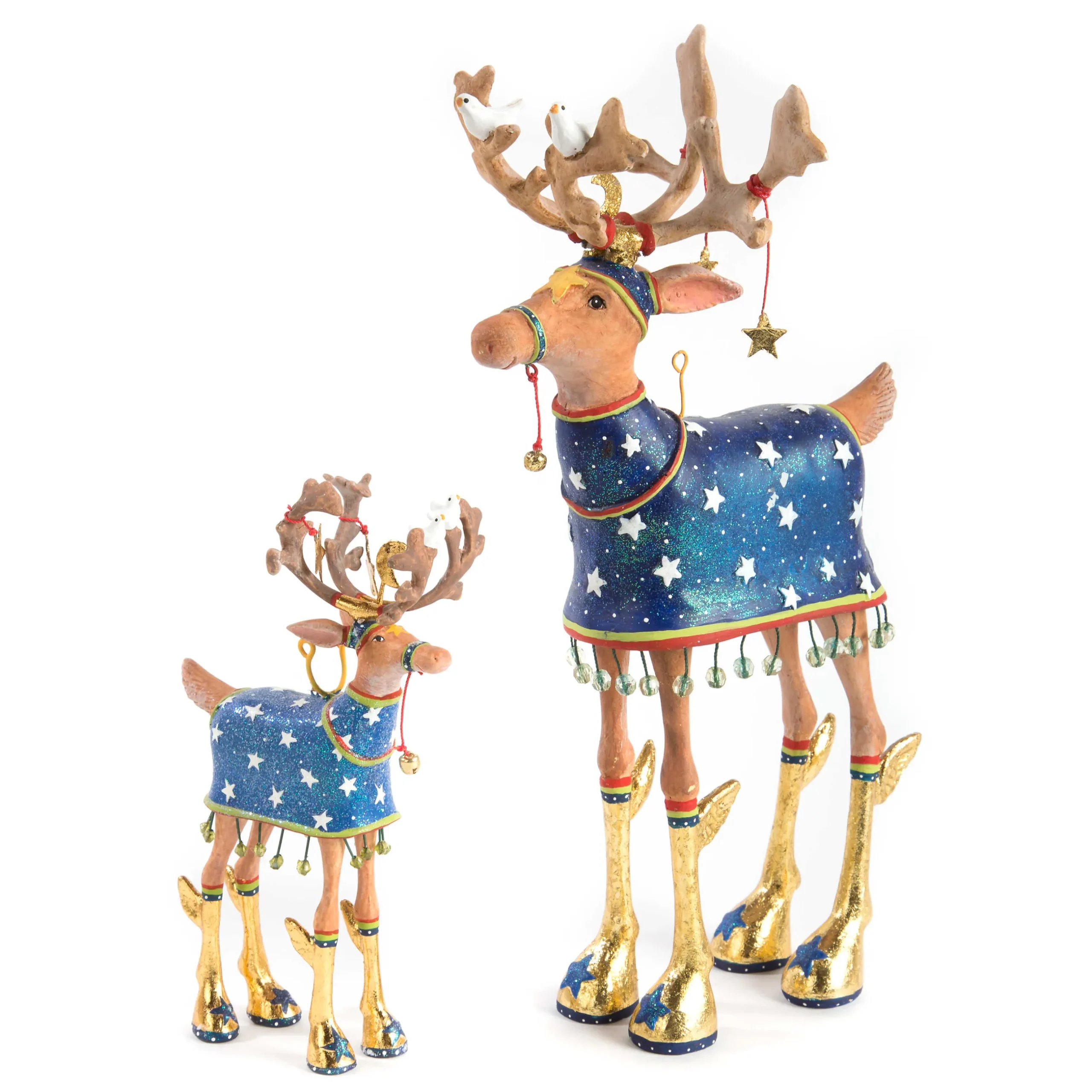 Holiday|MacKenzie-Childs Patience Brewster Dash Away Comet Reindeer Ornament