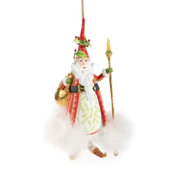 Holiday|MacKenzie-Childs Patience Brewster Dash Away Nicholas Santa Ornament