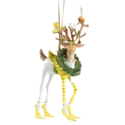 Holiday|MacKenzie-Childs Patience Brewster Dash Away Prancer Reindeer Ornament