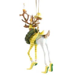 Holiday|MacKenzie-Childs Patience Brewster Dash Away Prancer Reindeer Ornament