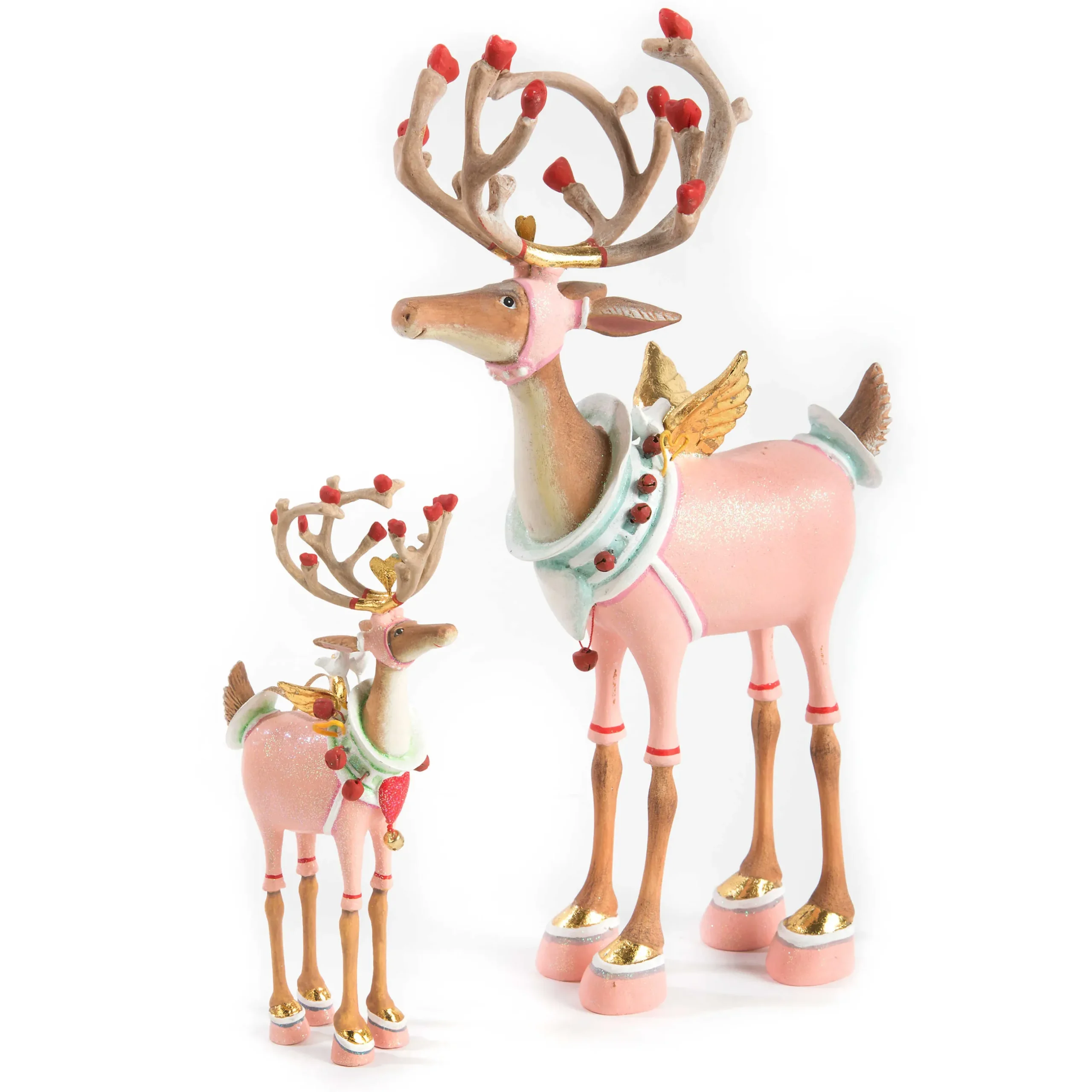 Holiday|MacKenzie-Childs Patience Brewster Dash Away Cupid Reindeer Ornament