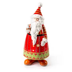 Holiday|Kitchen Storage & Organization|MacKenzie-Childs Patience Brewster Dash Away Santa Cookie Jar