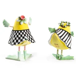 Easter|Spring|MacKenzie-Childs Patience Brewster Dressed Up Chicks, Set of 2