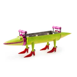 Spring|Outdoor|MacKenzie-Childs Patience Brewster Gloria Alligator Planter
