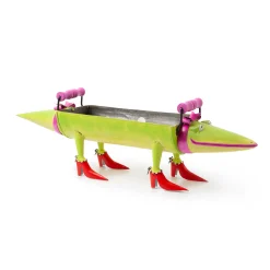 Spring|Outdoor|MacKenzie-Childs Patience Brewster Gloria Alligator Planter