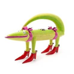 Spring|Outdoor|MacKenzie-Childs Patience Brewster Gloria Alligator Watering Can