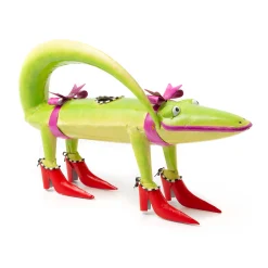 Spring|Outdoor|MacKenzie-Childs Patience Brewster Gloria Alligator Watering Can
