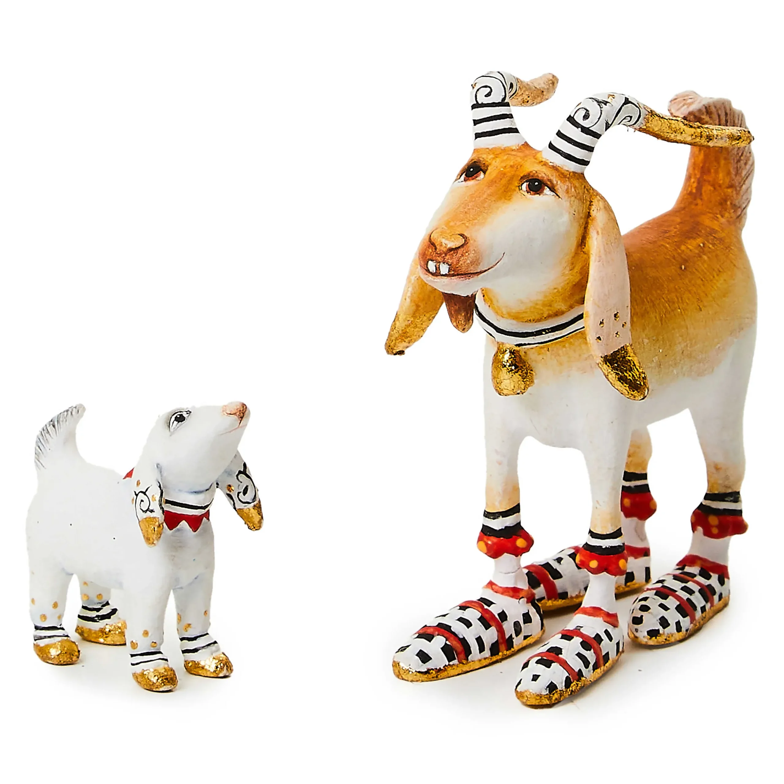 Holiday|Room Accents|MacKenzie-Childs Patience Brewster Mini Nativity Nathan Noel Goat Figures