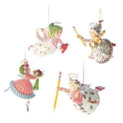 Holiday|MacKenzie-Childs Patience Brewster Mini Paradise Angels - Set of 4