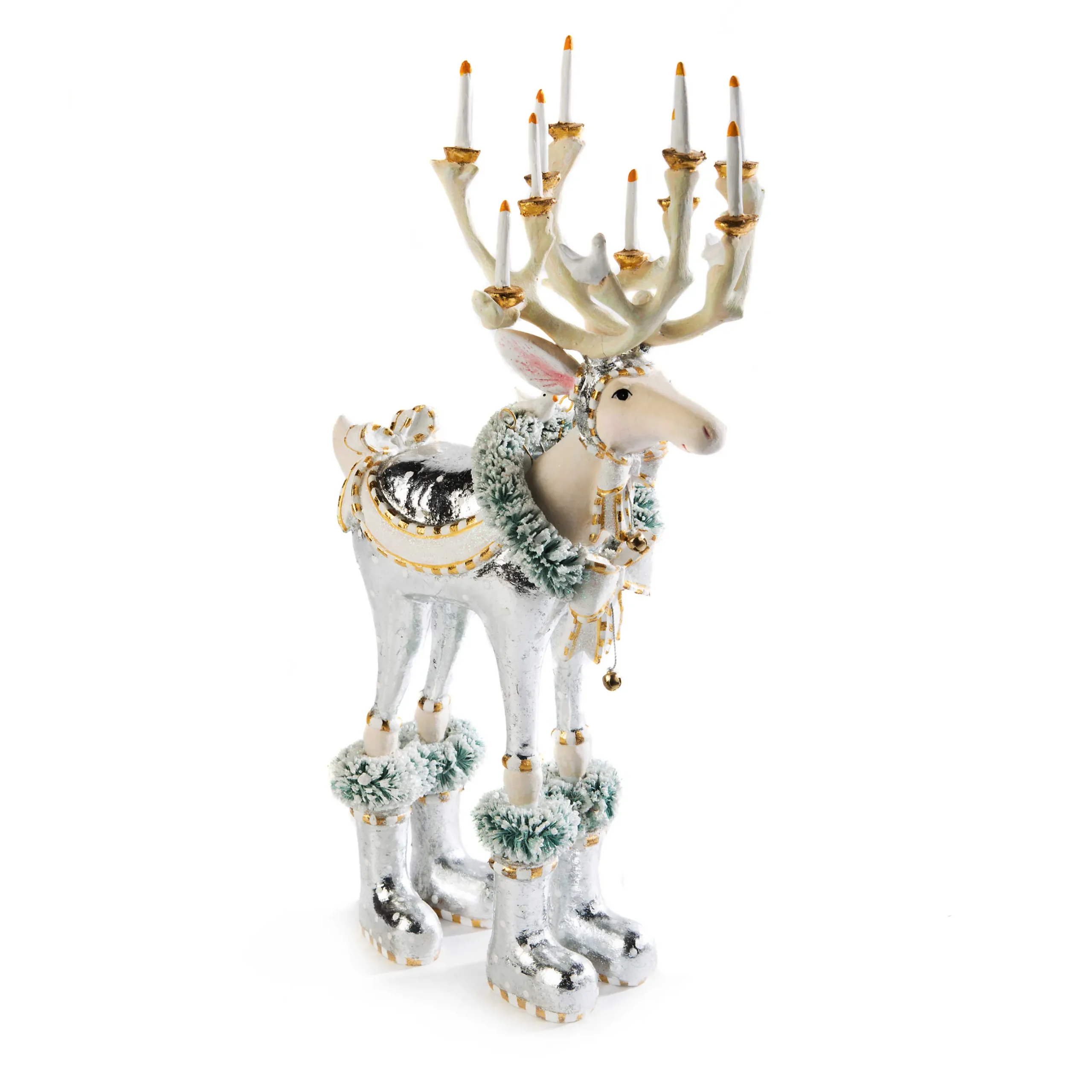 Holiday|Room Accents|MacKenzie-Childs Patience Brewster Moonbeam Dasher Reindeer Figure