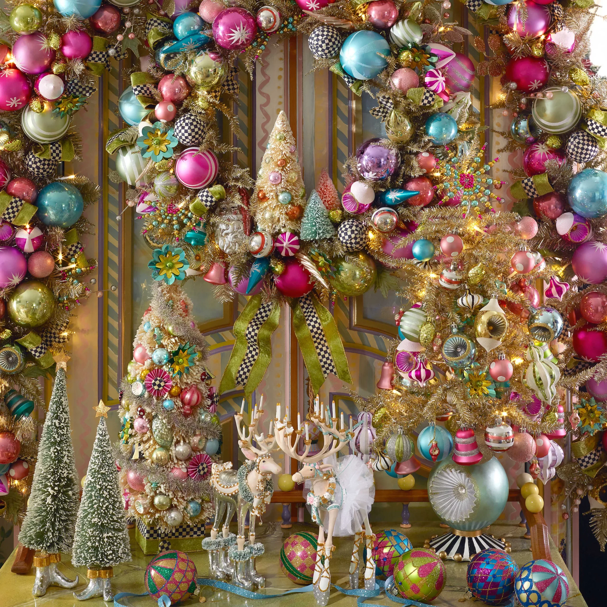 Holiday|Room Accents|MacKenzie-Childs Patience Brewster Moonbeam Dasher Reindeer Figure