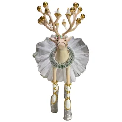 Holiday|Room Accents|MacKenzie-Childs Patience Brewster Moonbeam Dancer Display Deer