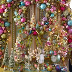 Holiday|Room Accents|MacKenzie-Childs Patience Brewster Moonbeam Sisal Elf Tree Figures