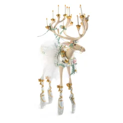 Holiday|Room Accents|MacKenzie-Childs Patience Brewster Moonbeam Dancer Reindeer Figure