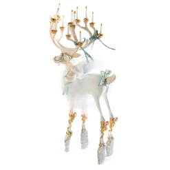 Holiday|Room Accents|MacKenzie-Childs Patience Brewster Moonbeam Dancer Reindeer Figure