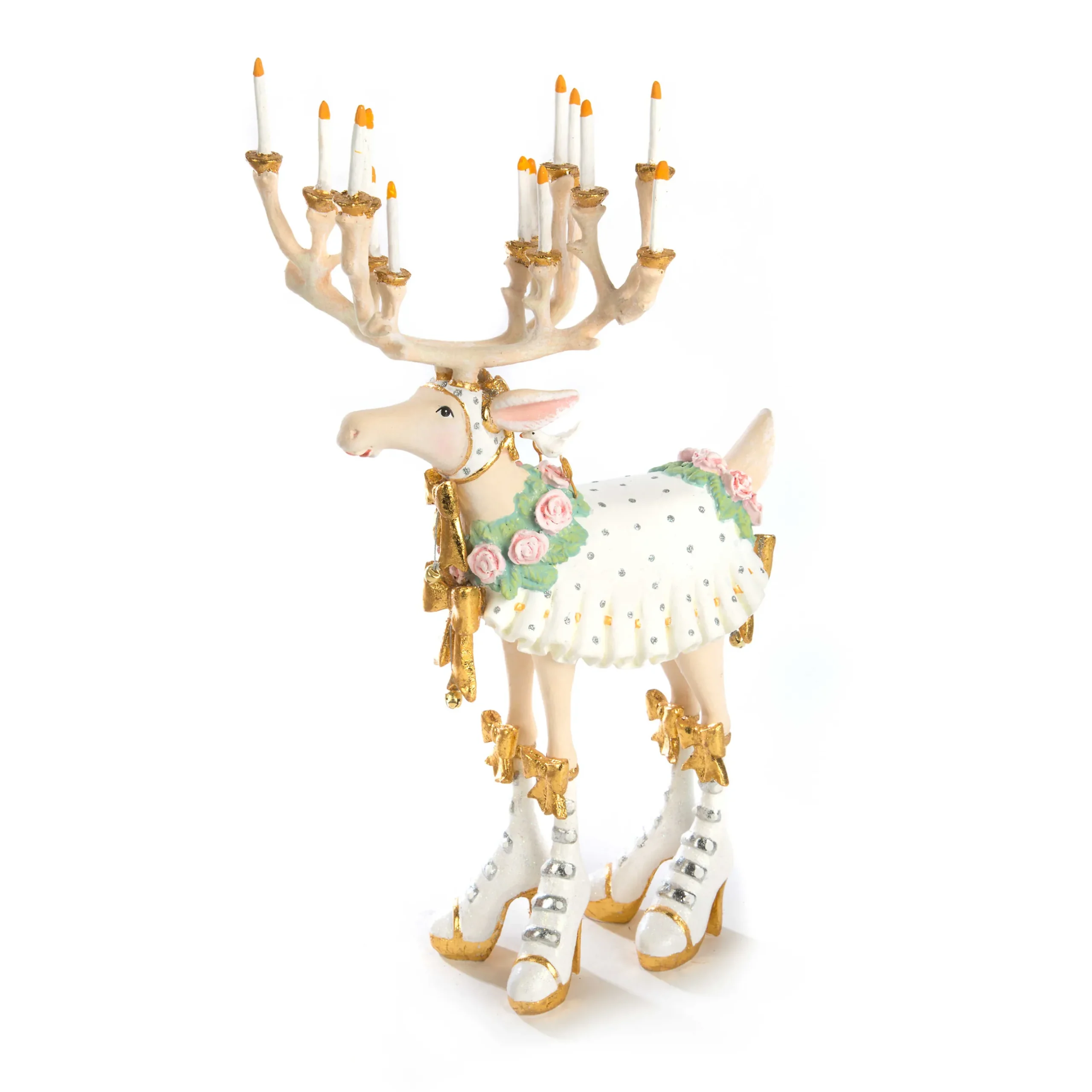 Holiday|Room Accents|MacKenzie-Childs Patience Brewster Moonbeam Donna Reindeer Figure