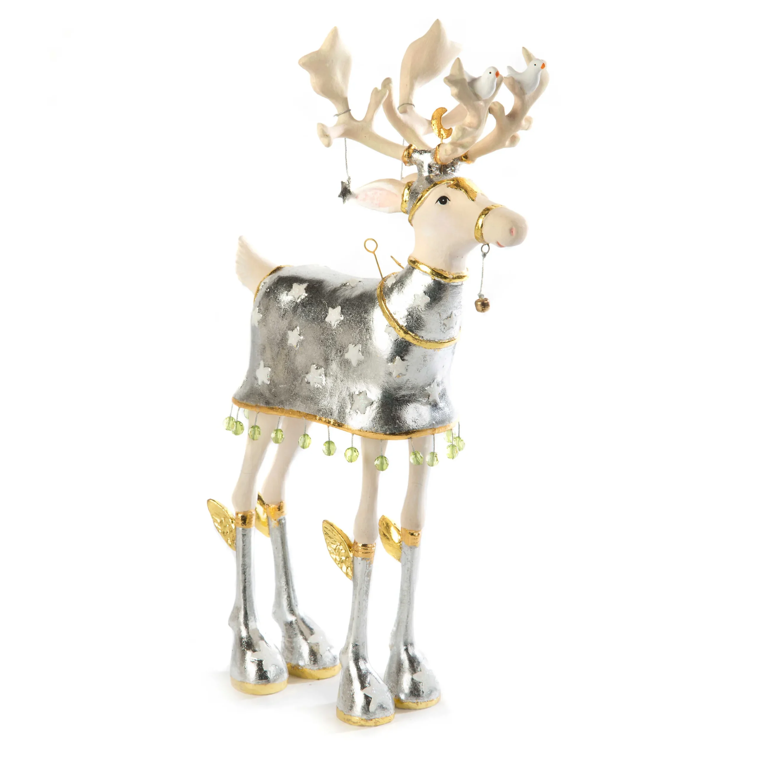 Holiday|Room Accents|MacKenzie-Childs Patience Brewster Moonbeam Comet Reindeer Figure