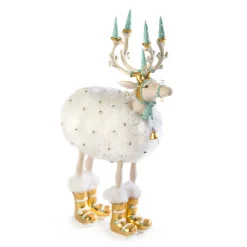 Holiday|Room Accents|MacKenzie-Childs Patience Brewster Moonbeam Blitzen Reindeer Figure