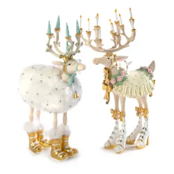 Holiday|Room Accents|MacKenzie-Childs Patience Brewster Moonbeam Blitzen Reindeer Figure