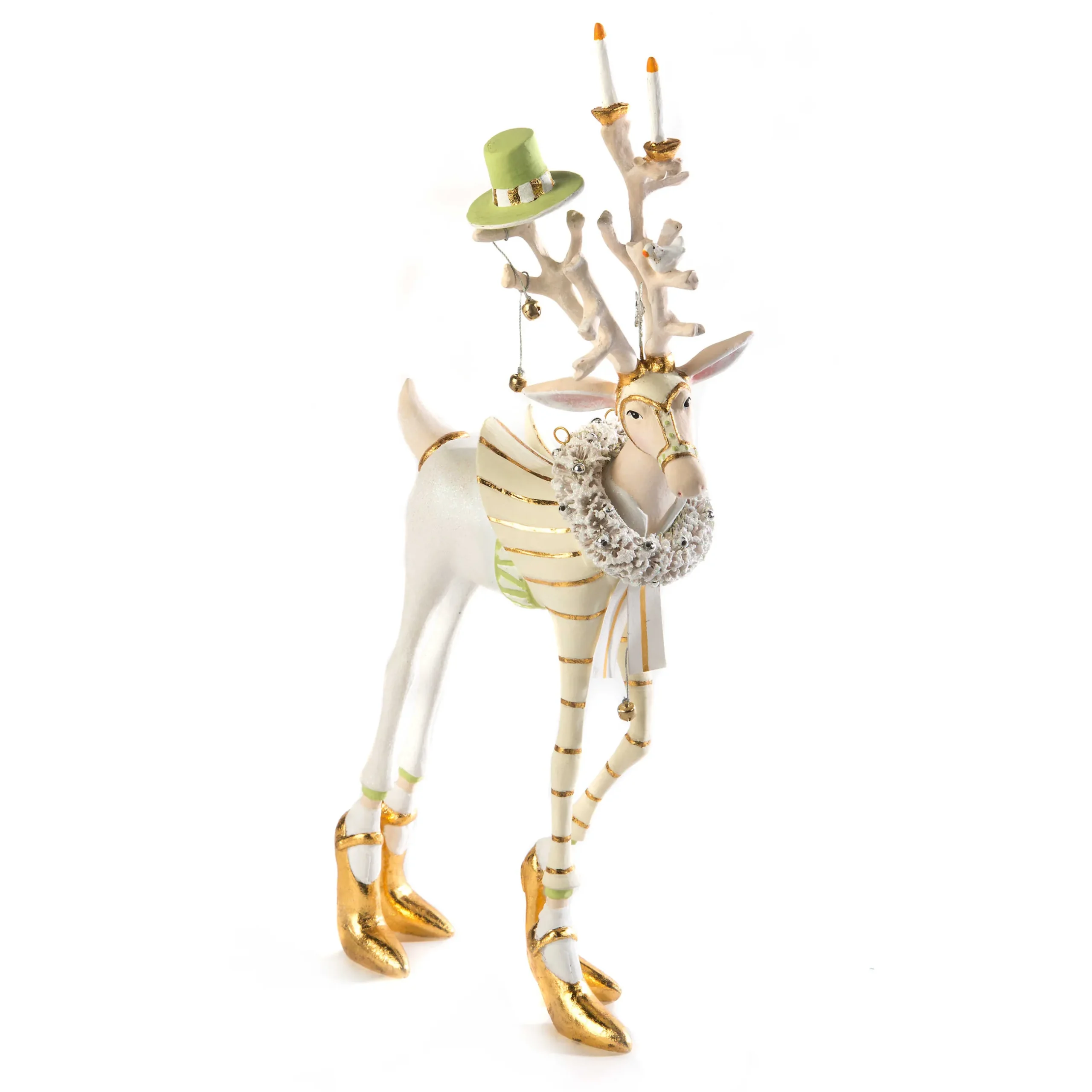 Holiday|Room Accents|MacKenzie-Childs Patience Brewster Moonbeam Prancer Reindeer Figure