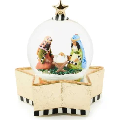 Room Accents|MacKenzie-Childs Patience Brewster Nativity Snow Globe