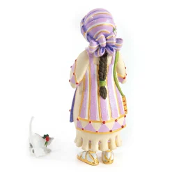 Holiday|Room Accents|MacKenzie-Childs Patience Brewster Nativity Piping Girl with Kitten Figures