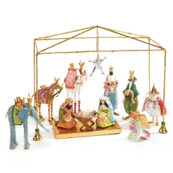 Holiday|Room Accents|MacKenzie-Childs Patience Brewster Nativity Mini Figures Introductory Set