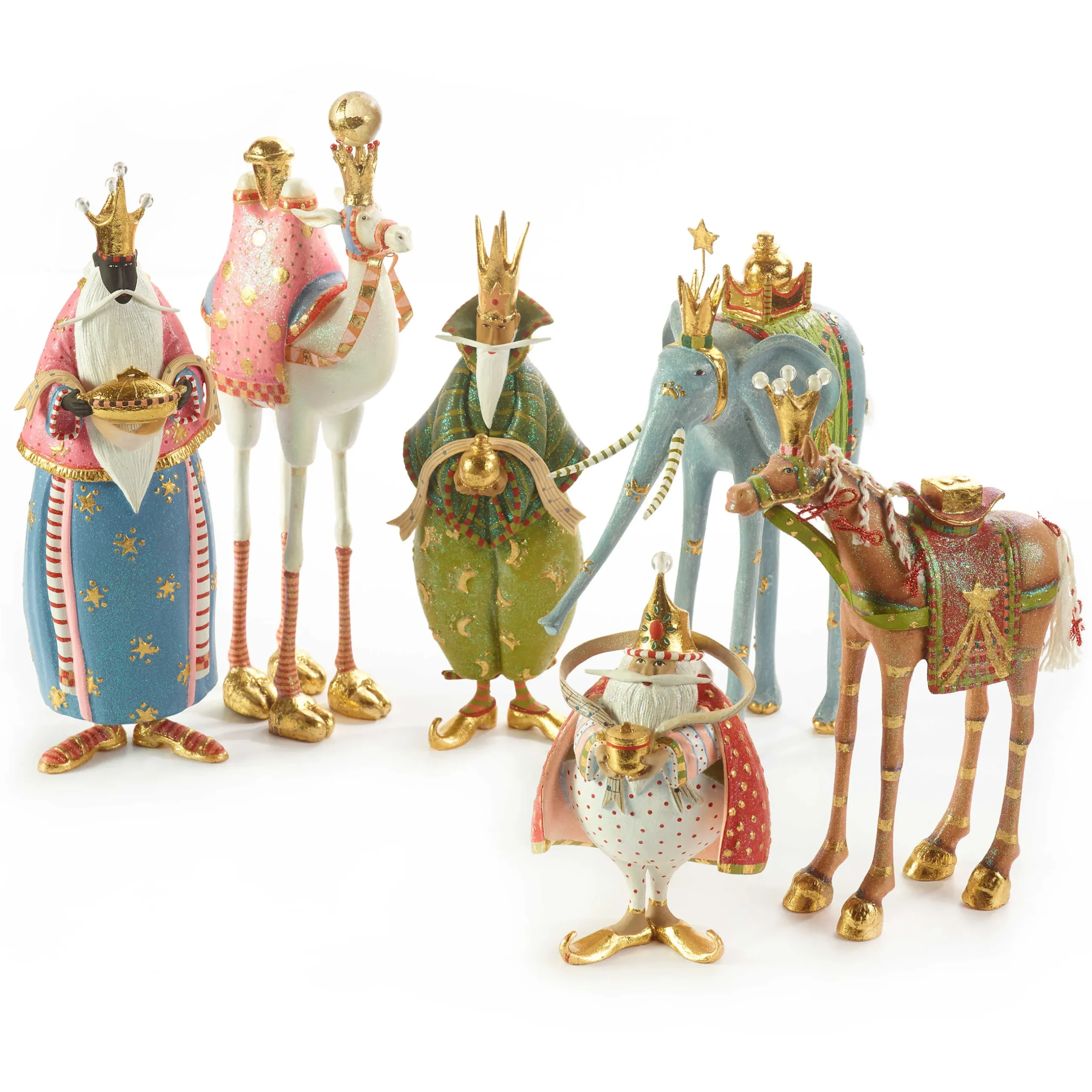 Holiday|Room Accents|MacKenzie-Childs Patience Brewster Nativity Myrtle the Elephant Figure