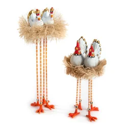 Holiday|Room Accents|MacKenzie-Childs Patience Brewster Nativity Chicken  Dove Figures