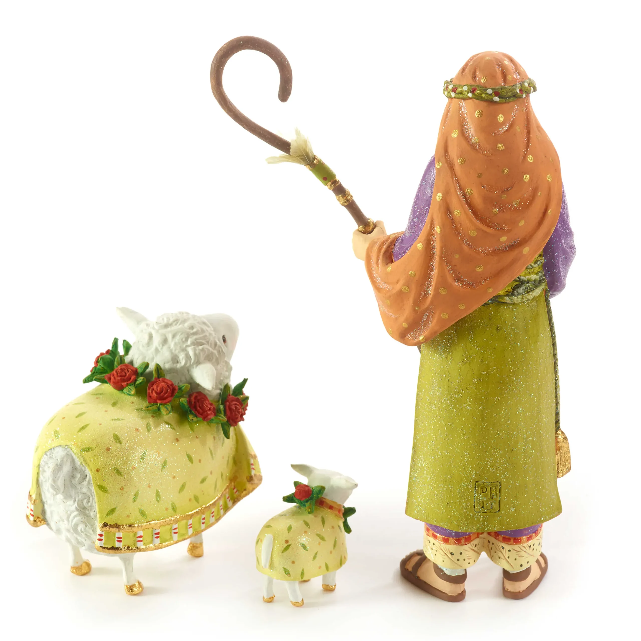 Holiday|Room Accents|MacKenzie-Childs Patience Brewster Nativity Shepherd Sheep Figures