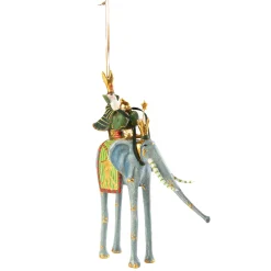 Holiday|MacKenzie-Childs Patience Brewster Nativity Casper on Elephant Ornament
