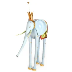 Holiday|Room Accents|MacKenzie-Childs Patience Brewster Nativity Myrtle Elephant Display Figure