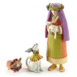 Holiday|Room Accents|MacKenzie-Childs Patience Brewster Nativity Shepherdess with Dog Figures
