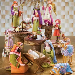 Holiday|Room Accents|MacKenzie-Childs Patience Brewster Nativity Shepherdess with Dog Figures