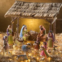 Holiday|Room Accents|MacKenzie-Childs Patience Brewster Nativity Shepherdess with Dog Figures
