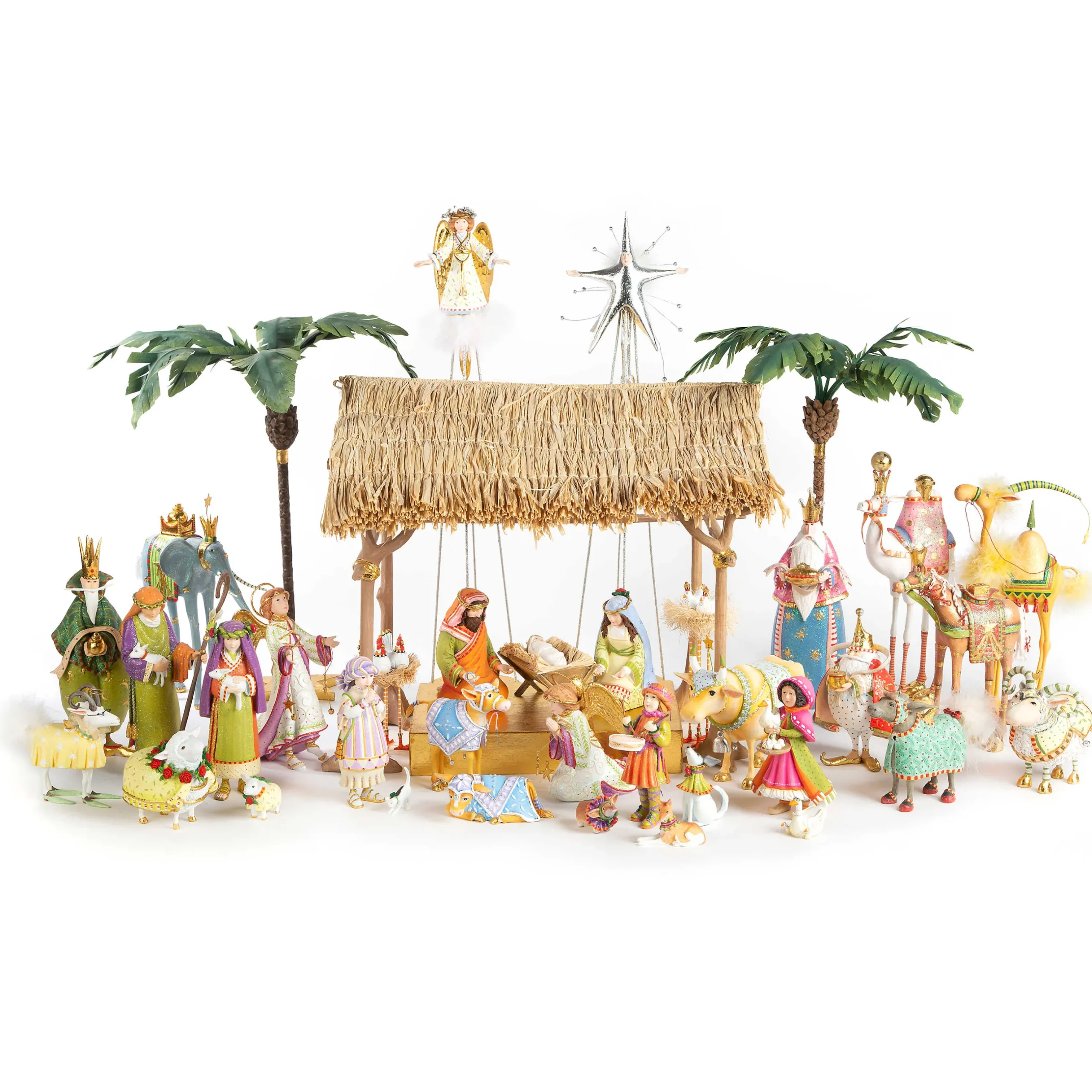 Holiday|Room Accents|MacKenzie-Childs Patience Brewster Nativity Shepherdess with Dog Figures