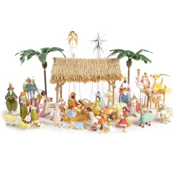 Holiday|Room Accents|MacKenzie-Childs Patience Brewster Nativity World Holy Family Figures