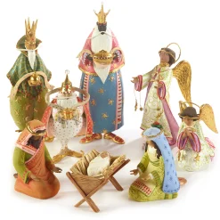 Holiday|Room Accents|MacKenzie-Childs Patience Brewster Nativity World Holy Family Figures