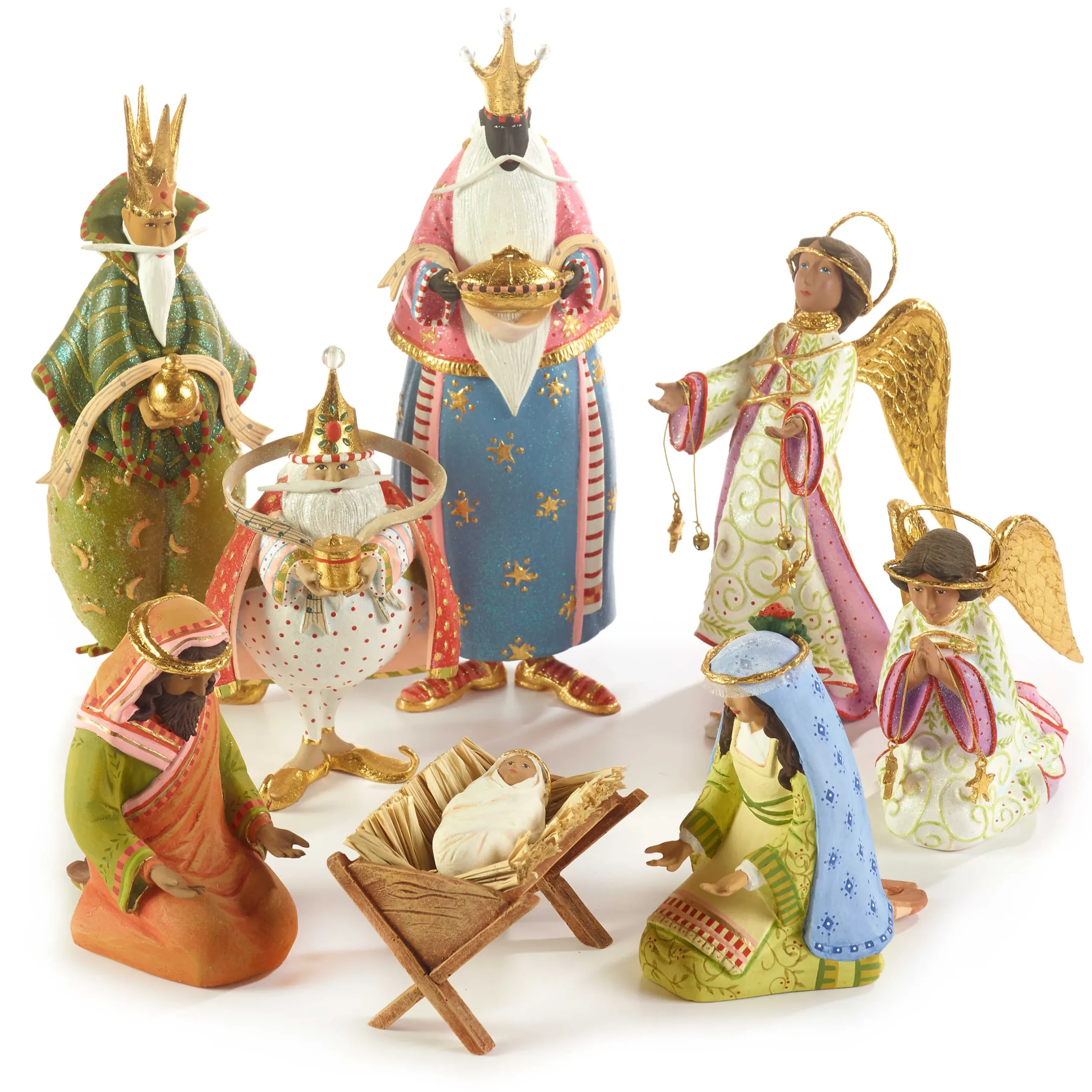 Holiday|Room Accents|MacKenzie-Childs Patience Brewster Nativity World Holy Family Figures